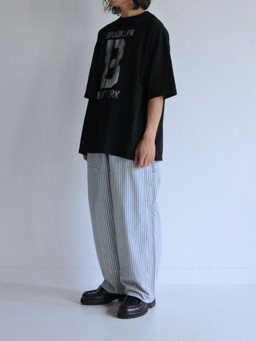 ANACHRONORM BROOKLYN PRINTED S/S T-S / Black