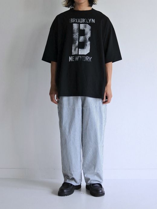 ANACHRONORM BROOKLYN PRINTED S/S T-S / Black