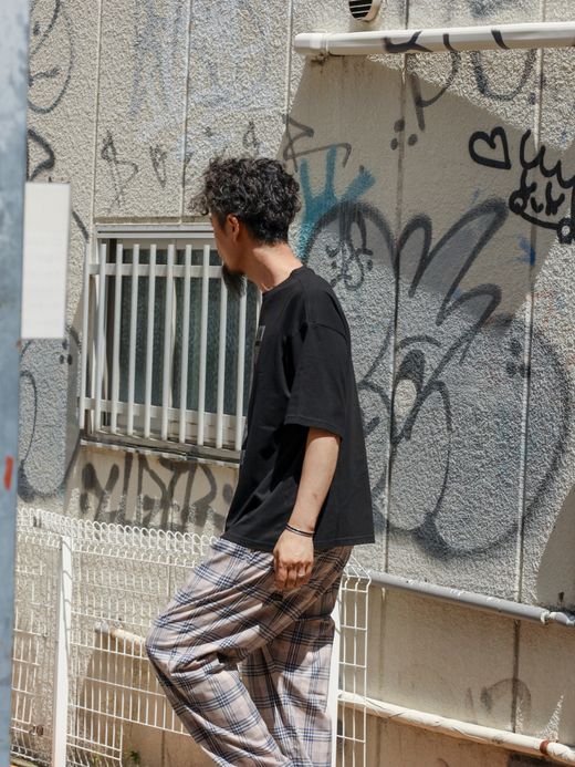 ANACHRONORM BROOKLYN PRINTED S/S T-S / Black