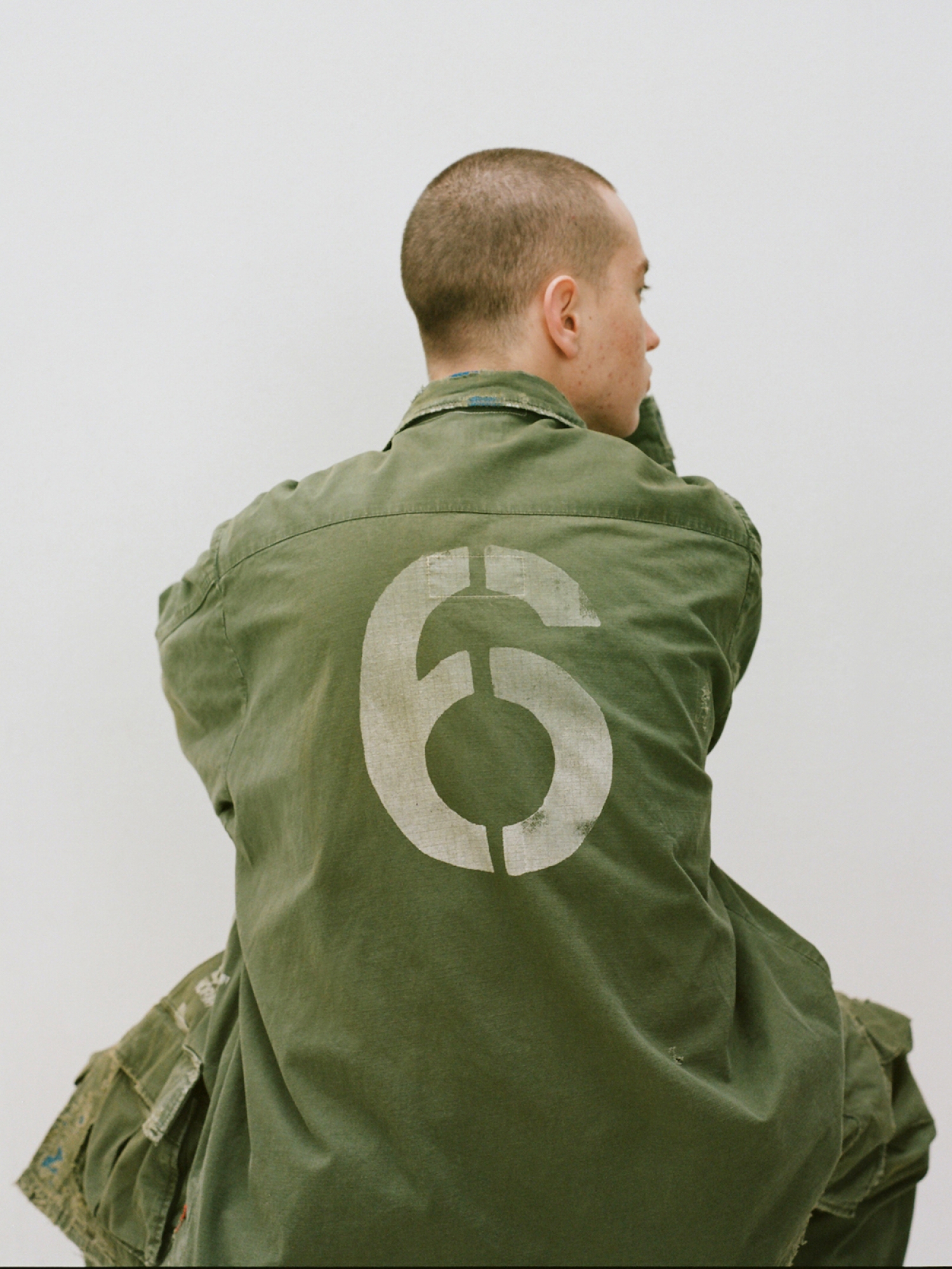 ANACHRONORM REMAKED FATIGUE JACKET / Olive | FLATBUSH