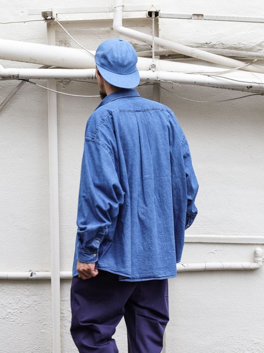 S.F.C SFC DENIM SHIRTS / Indigo blue