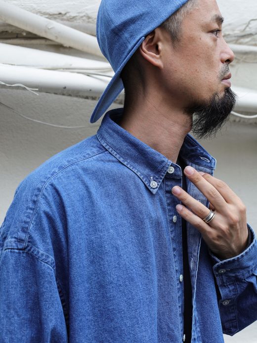 S.F.C SFC DENIM SHIRTS / Indigo blue