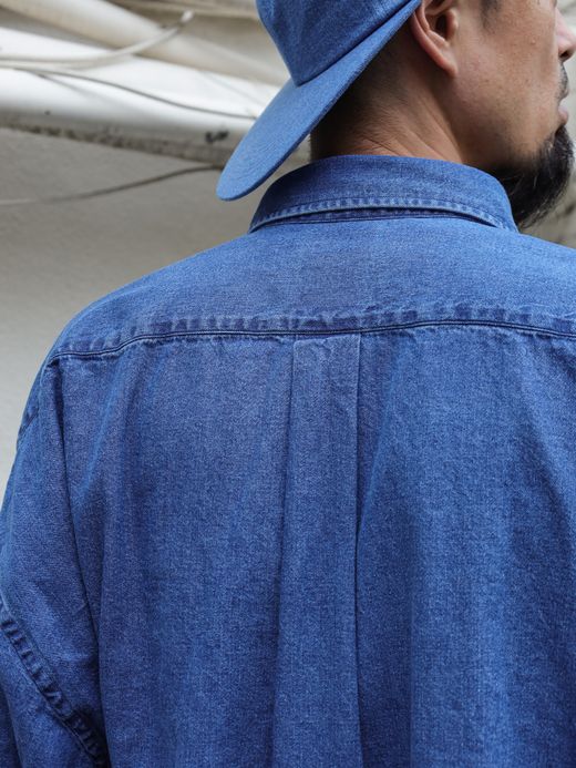 S.F.C SFC DENIM SHIRTS / Indigo blue