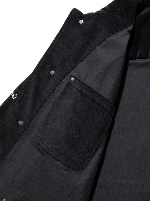 ROARK REVIVAL FIREPROOF CORDUROY ATLAS JACKET / Black