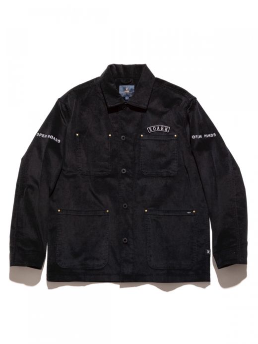 ROARK REVIVAL FIREPROOF CORDUROY ATLAS JACKET / Black
