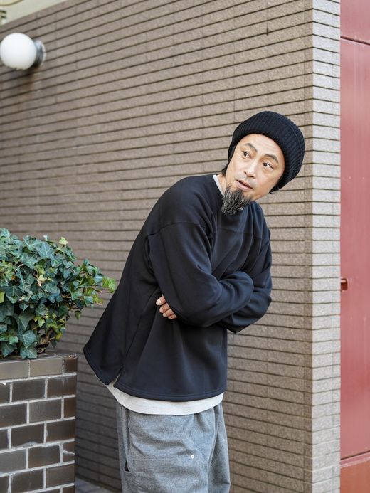 Audience ボンバーヒート裏起毛 サイドスリット フットボール スウェット / 3colors