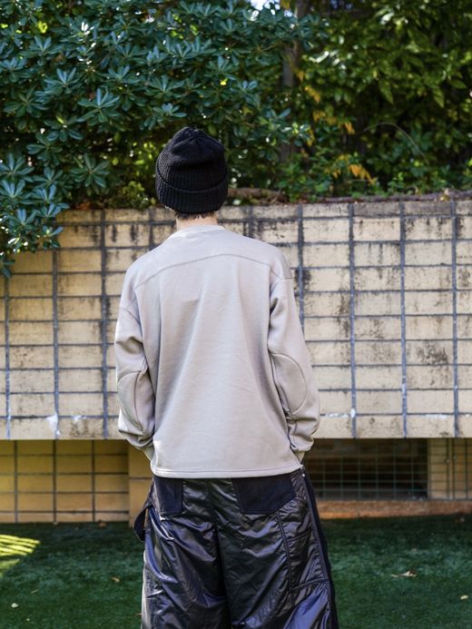 Audience ボンバーヒート裏起毛 サイドスリット フットボール スウェット / 3colors