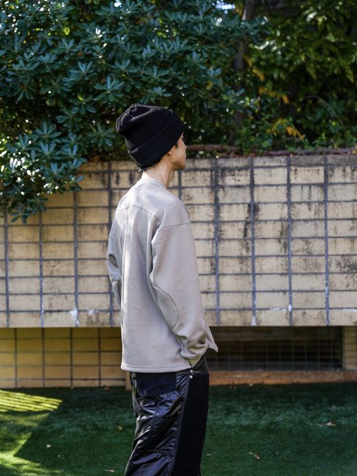 Audience ボンバーヒート裏起毛 サイドスリット フットボール スウェット / 3colors