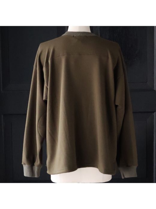 Audience ボンバーヒート裏起毛 サイドスリット フットボール スウェット / 3colors