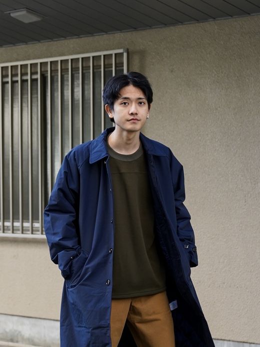 Audience ボンバーヒート裏起毛 サイドスリット フットボール スウェット / 3colors