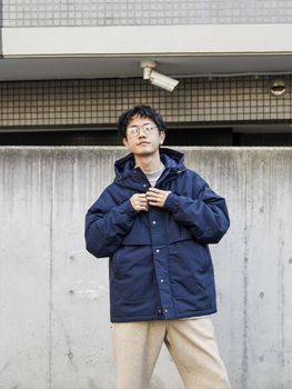 60/40クロス ソロナ中綿 ロガーマウンテンパーカー / UK. Navy