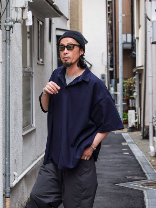 S.F.C BIG RUGGER SHIRT / Navy