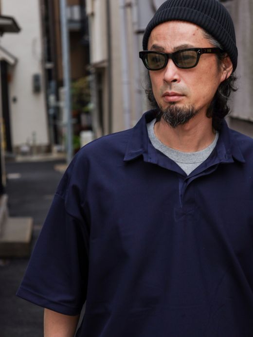 S.F.C BIG RUGGER SHIRT / Navy