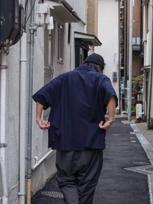 S.F.C BIG RUGGER SHIRT / Navy