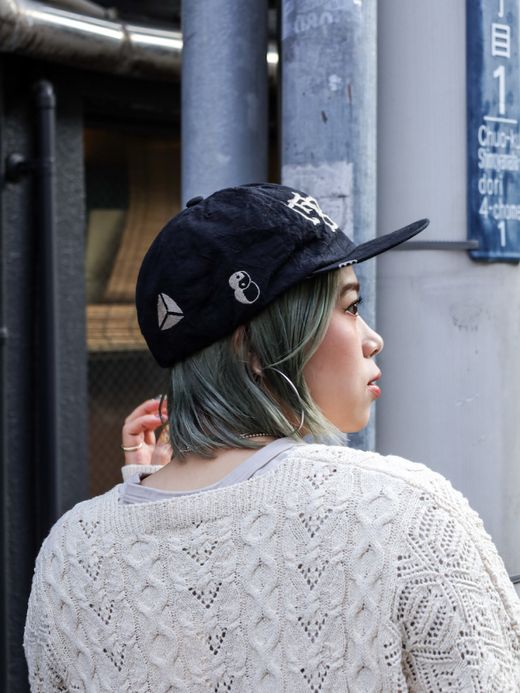 VOO ALL STARS CAP / Black/sand emb