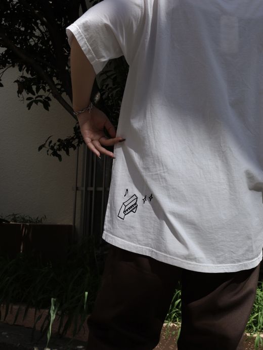 THE UNION SOUND "SKA" TEE / White