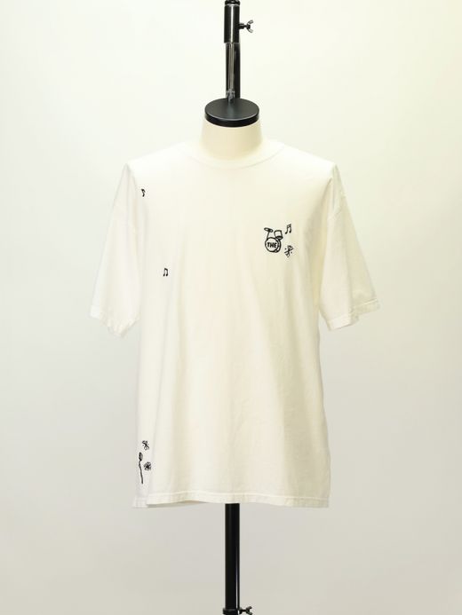 THE UNION SOUND "SKA" TEE / White