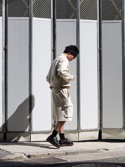 AMBERGLEAM SWEAT TRACKER JACKET / Vanilla