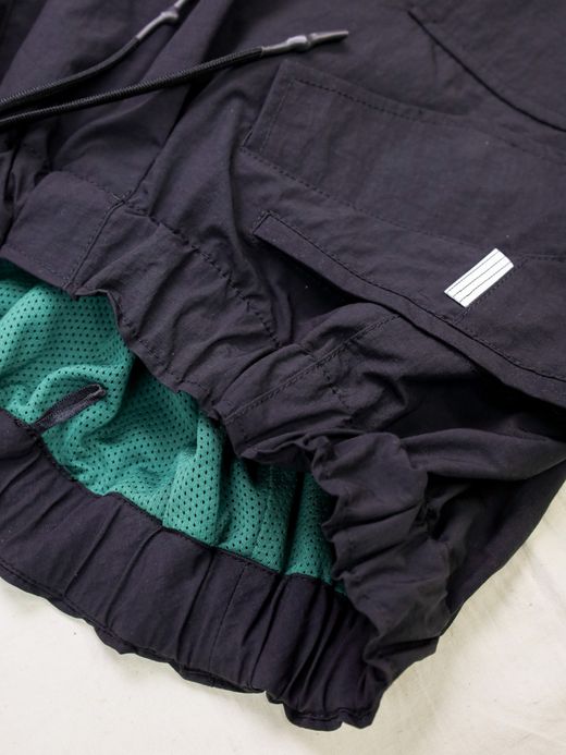 S.F.C 6 POCKET SHORTS / Black×green