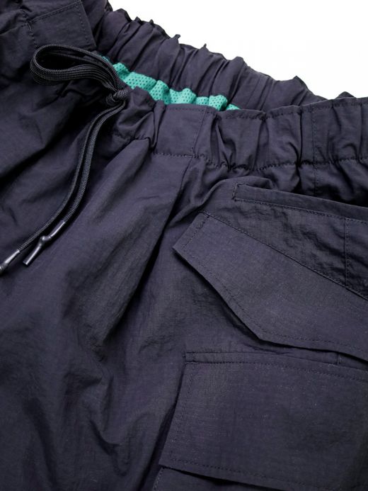 S.F.C 6 POCKET SHORTS / Black×green