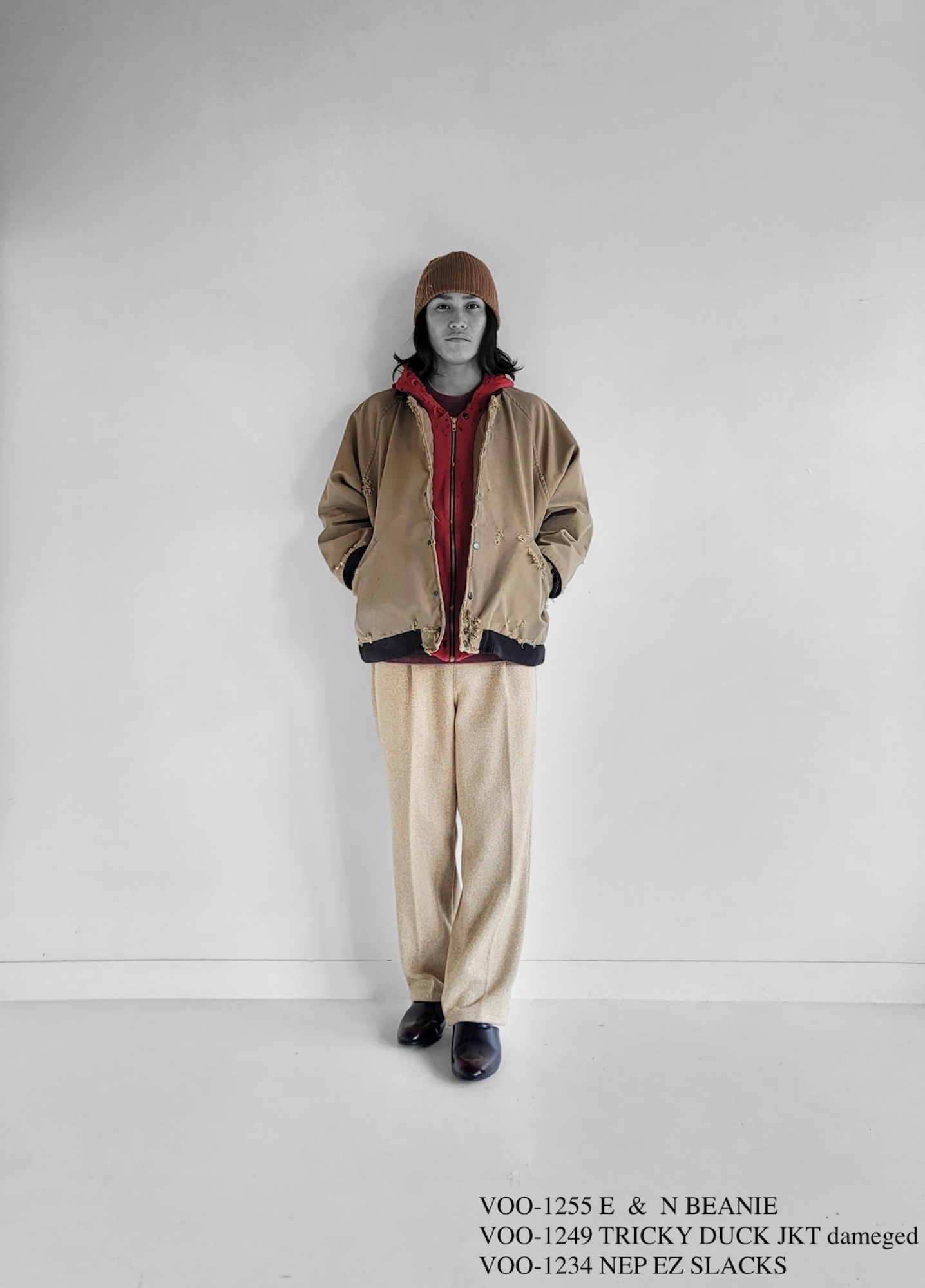 VOO NEP EZ SLACKS / Sand | FLATBUSH（フラットブッシュ）公式