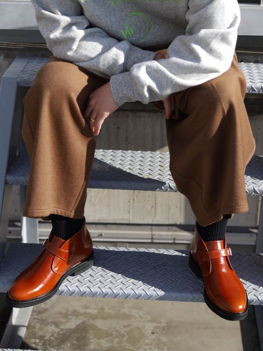 AMBERGLEAM LEATHER TAP SHOES / Camel