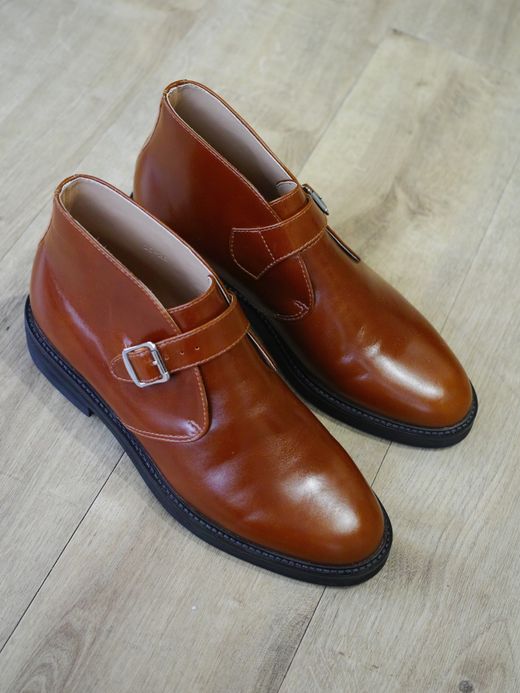 AMBERGLEAM LEATHER TAP SHOES / Camel