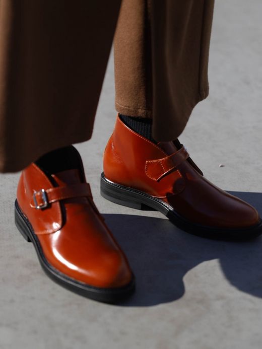 AMBERGLEAM LEATHER TAP SHOES / Camel