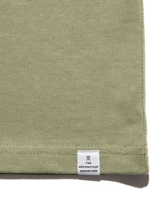 ROARK REVIVAL "LOGO" 9.3oz H/W POCKET TEE / Army