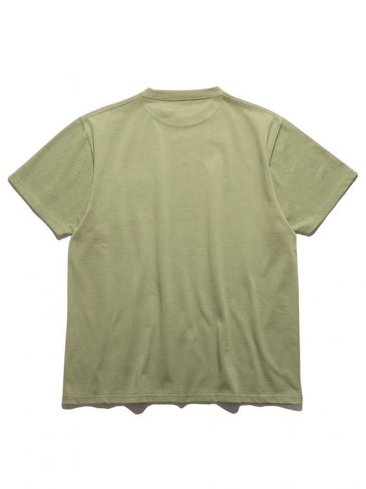 ROARK REVIVAL "LOGO" 9.3oz H/W POCKET TEE / Army