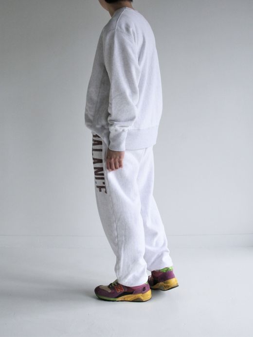 ANACHRONORM COLLEGE GAZETTE SWEAT PANTS / Oatmeal