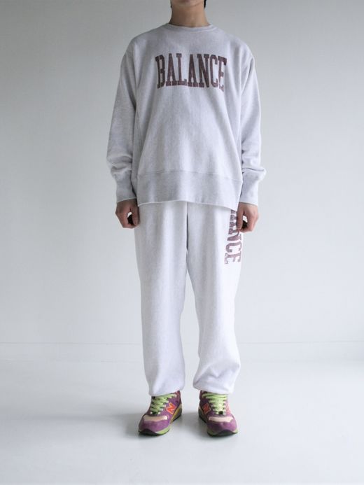 ANACHRONORM COLLEGE GAZETTE SWEAT PANTS / Oatmeal