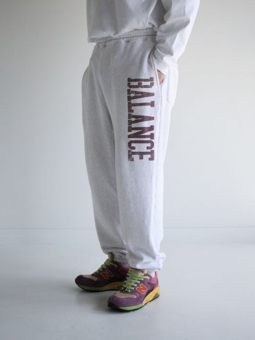 ANACHRONORM COLLEGE GAZETTE SWEAT PANTS / Oatmeal