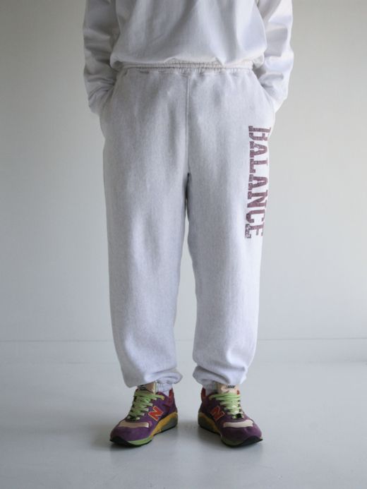 ANACHRONORM COLLEGE GAZETTE SWEAT PANTS / Oatmeal