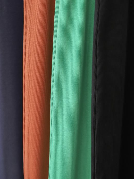 AMBERGLEAM STRETCH RIB ART DRESS / 4colors