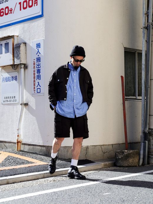 AMBERGLEAM SWEAT HALF PANTS / Charcoal