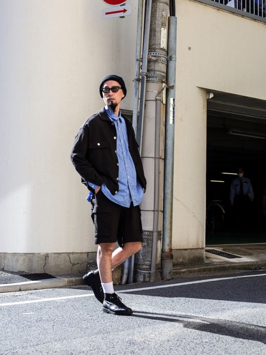 AMBERGLEAM SWEAT HALF PANTS / Charcoal