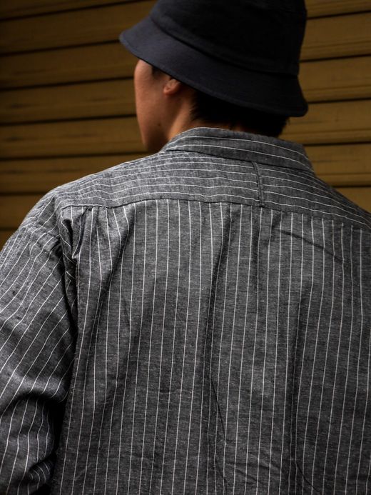 ANACHRONORM PULLOVER LONG SHIRTS / Charcoal