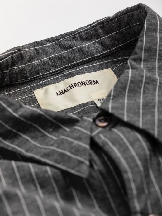 ANACHRONORM PULLOVER LONG SHIRTS / Charcoal