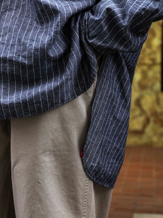ANACHRONORM PULLOVER LONG SHIRTS / Charcoal