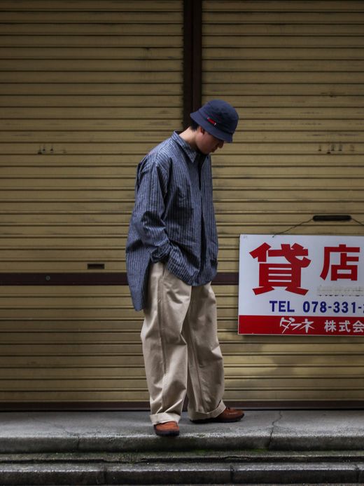 ANACHRONORM PULLOVER LONG SHIRTS / Charcoal