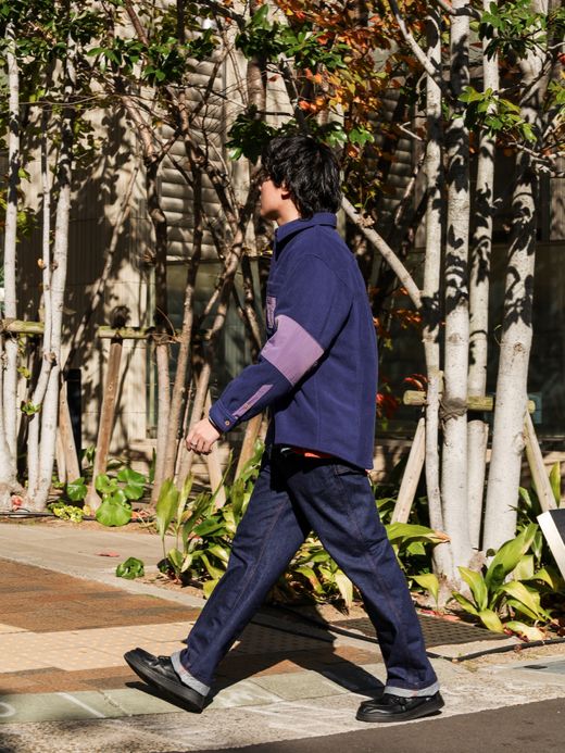 THE UNION FLEECE HUNTER SHIRTS / Navy