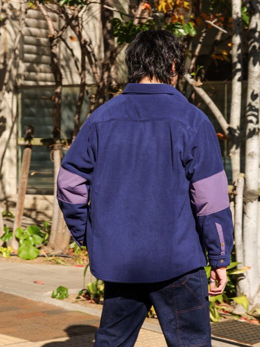THE UNION FLEECE HUNTER SHIRTS / Navy