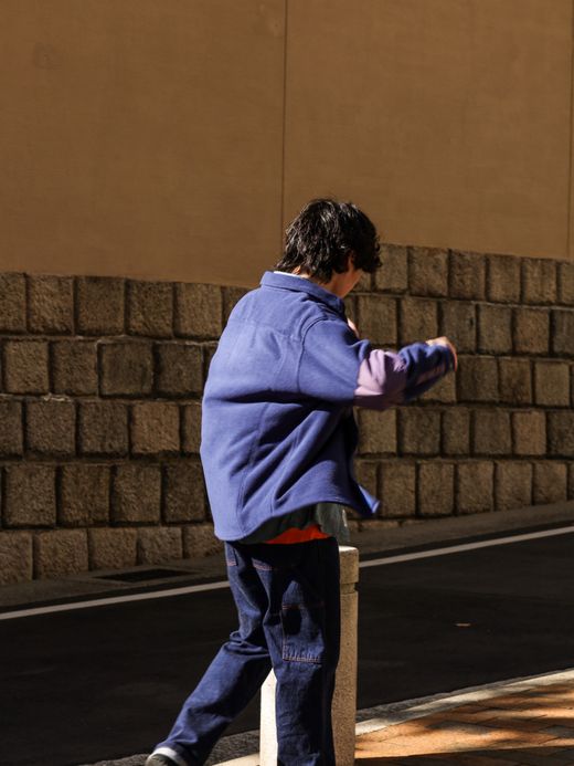 THE UNION FLEECE HUNTER SHIRTS / Navy