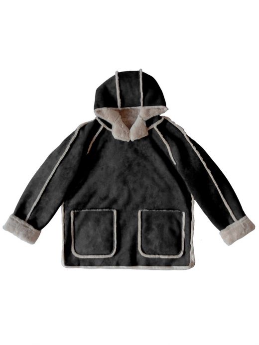 VOO NEO MOUTON HOODY / Black