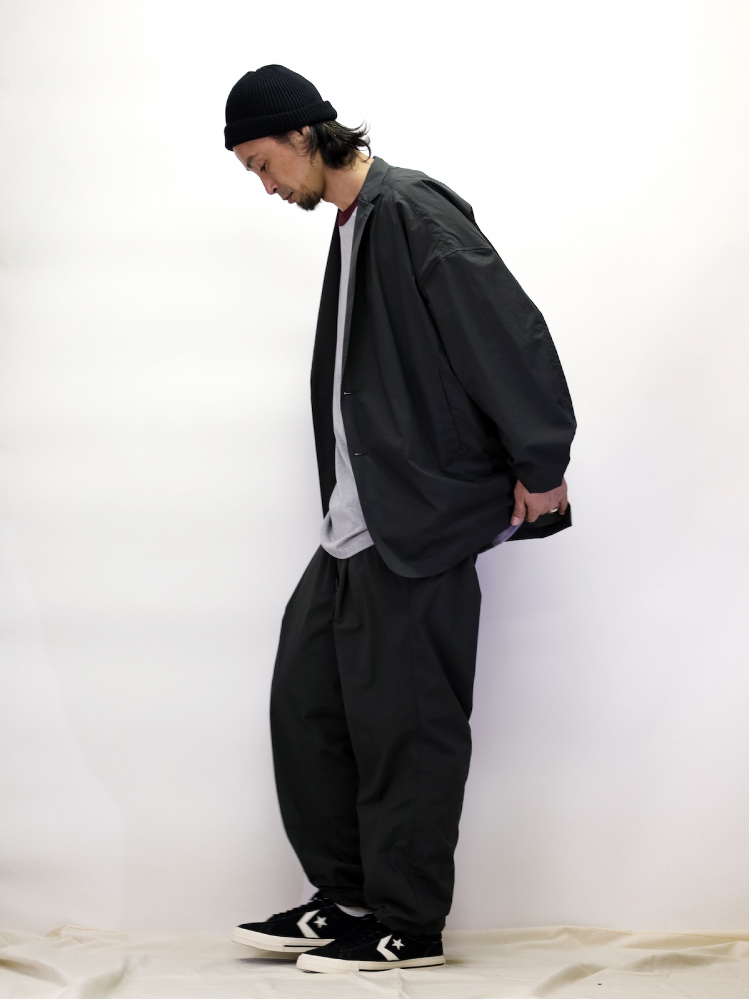 S.F.C NYLON SHIRTS JACKET / Khaki | FLATBUSH（フラット