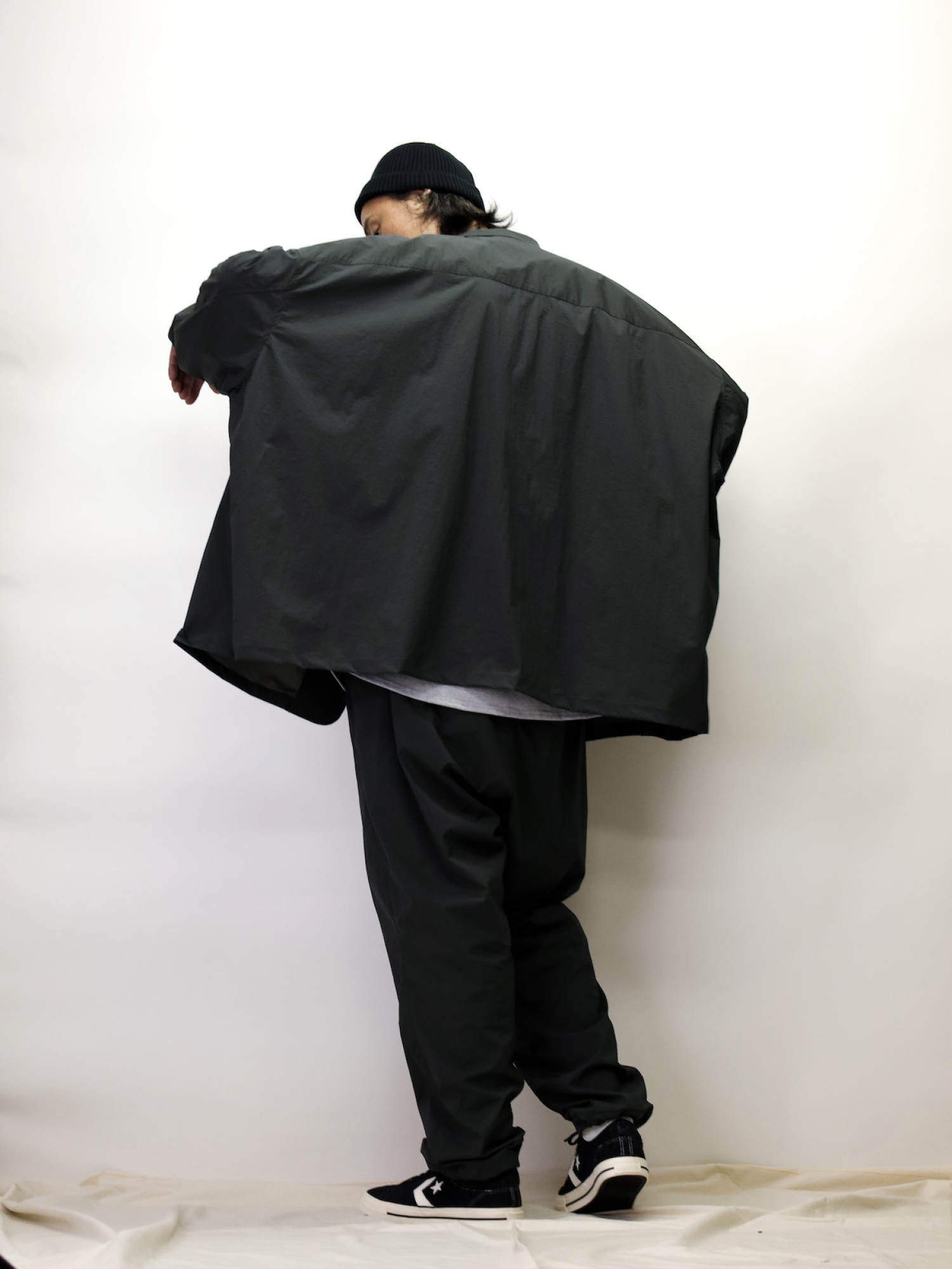 S.F.C NYLON SHIRTS JACKET / Khaki | FLATBUSH（フラット