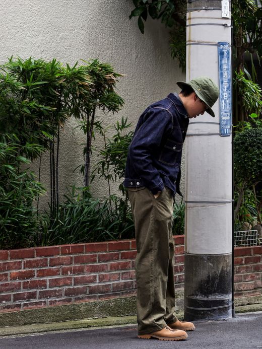 THE UNION CORDUROY BIG PANTS / Olive
