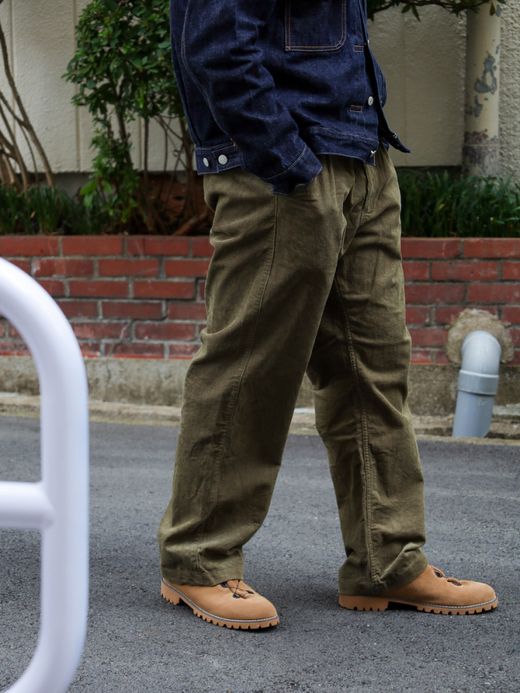 THE UNION CORDUROY BIG PANTS / Olive