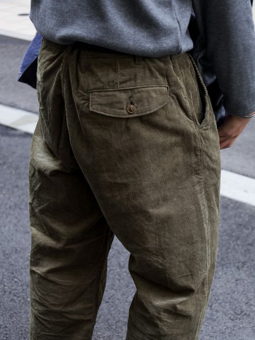 THE UNION CORDUROY BIG PANTS / Olive